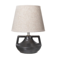 Настольная лампа "Амето" Е27 40Вт черный 20х20х29 см RISALUX Настольная лампа "Амето" Е27 40Вт черный 20х20х29 см RISALUX