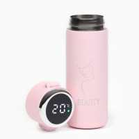 Термокружка, 420 мл, Simple Beauty, сохраняет тепло 8 ч, термометр Термокружка, 420 мл, Simple Beauty, сохраняет тепло 8 ч, термометр