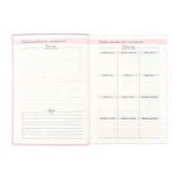 Ежедневник датир 2025г А6+ 176л ESCALADA САКУРА, мяг обл, иск кожа, тис ф, кр бл 70г/м2