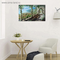 Картина на холсте "Вид на море" 60*100 см