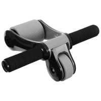 Ролик для пресса, 2 колеса, с ковриком, цвета МИКС Ролик для пресса, 2 колеса, с ковриком, цвета МИКС