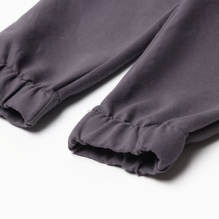 Костюм (свитшот и брюки) детский MINAKU, цвет графит, рост 98 см