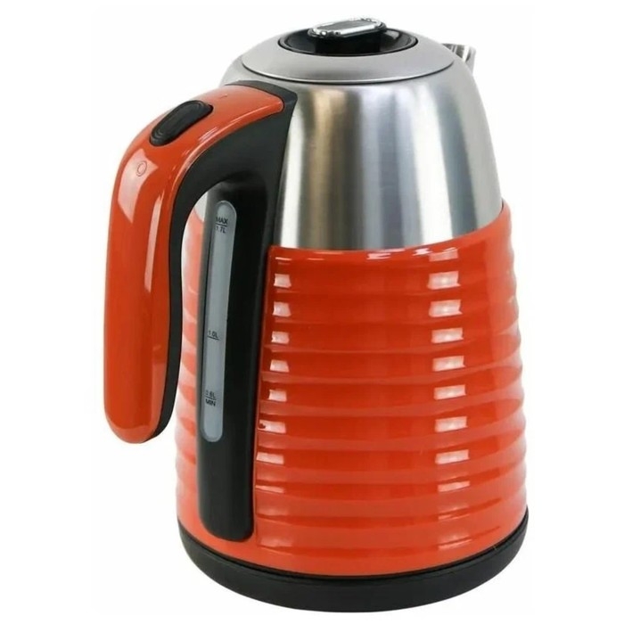 Чайник электрический WILLMARK WEK-1738PST, металл, 1.7 л, 2200 Вт, оранжевый Чайник электрический WILLMARK WEK-1738PST, металл, 1.7 л, 2200 Вт, оранжевый
