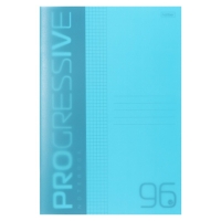 Тетрадь A4, 96 листов в клетку, PROGRESSIVE, пластиковая обложка, блок 65 г/м2, бирюзовая Тетрадь A4, 96 листов в клетку, PROGRESSIVE, пластиковая обложка, блок 65 г/м2, бирюзовая