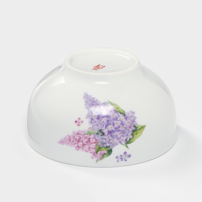 Пиала &laquo;Сирень&raquo;, 500 мл, d=12,8 см, фарфор