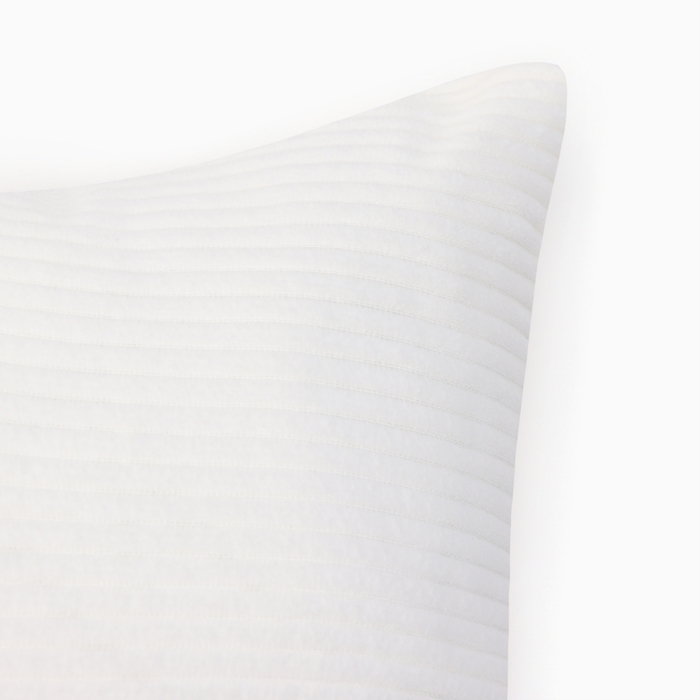 Чехол на подушку Этель Velour 43*43 см,  цв.белый, 100% полиэстер