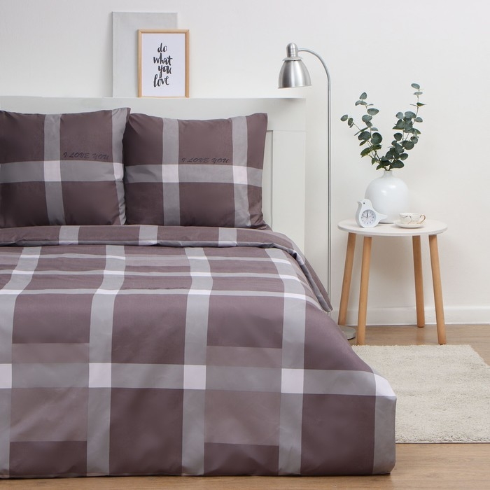 Постельное бельё Экономь и Я 2 сп Square 175х215см, 180х215см, 70х70см-2 шт, полисатин, 80 г/м² Постельное бельё Экономь и Я 2 сп Square 175х215см, 180х215см, 70х70см-2 шт, полисатин, 80 г/м²