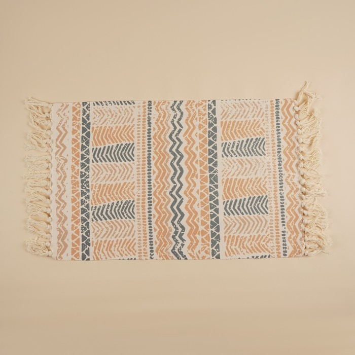 Коврик для дома SL Home Cotton, 60&times;90 см, цвет жёлтый