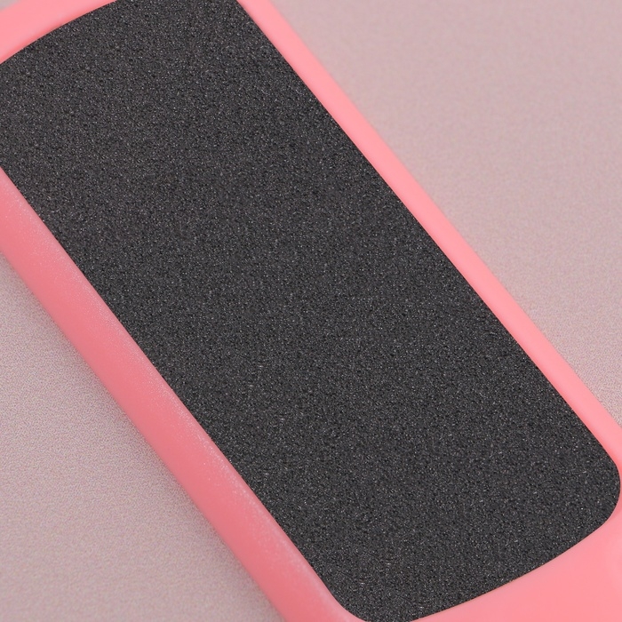 Пилка для ног, наждачная, двусторонняя, 20,5 см, цвет розовый Пилка для ног, наждачная, двусторонняя, 20,5 см, цвет розовый