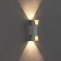 Светильник фасадный «Элегант», FSD-091, 6 Вт, 3000К, IP65, 220 В, металл, белый Светильник фасадный «Элегант», FSD-091, 6 Вт, 3000К, IP65, 220 В, металл, белый