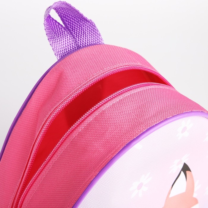 Рюкзак детский для девочки «Лисёнок», 23 х 5 см см, отдел на молнии, цвет красный Рюкзак детский для девочки «Лисёнок», 23 х 5 см см, отдел на молнии, цвет красный