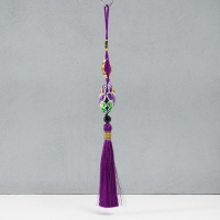 Подвеска текстиль "Лотос" фиолетовая 2х10х29 см Подвеска текстиль "Лотос" фиолетовая 2х10х29 см