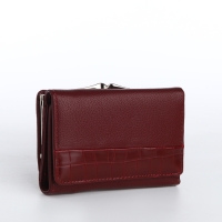 Кошелёк женский на магните, цвет бордовый Кошелёк женский на магните, цвет бордовый