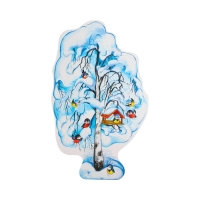 Плакат вырубной "Берёза зимняя" двухсторонний, 68 х 41 см Плакат вырубной "Берёза зимняя" двухсторонний, 68 х 41 см