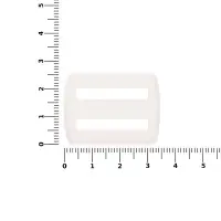 Пряжка — регулятор ремня Fermo, белая Пряжка — регулятор ремня Fermo, белая