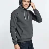 Толстовка с капюшоном Kirenga Heavy, темно-серая (графит), размер XS