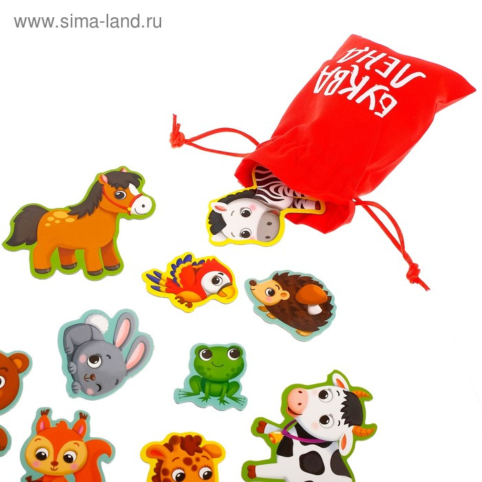 Магнитная книжка-игрушка «Мир животных», 8 стр. Магнитная книжка-игрушка «Мир животных», 8 стр.