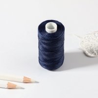 Нитки вощёные, плоские, 210D/16, 1 мм, 50 ± 2 м, цвет тёмно-синий Нитки вощёные, плоские, 210D/16, 1 мм, 50 ± 2 м, цвет тёмно-синий