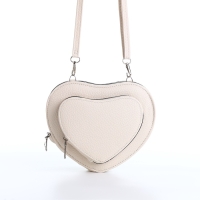 Сумка женская кросс-боди на молнии, цвет белый Сумка женская кросс-боди на молнии, цвет белый