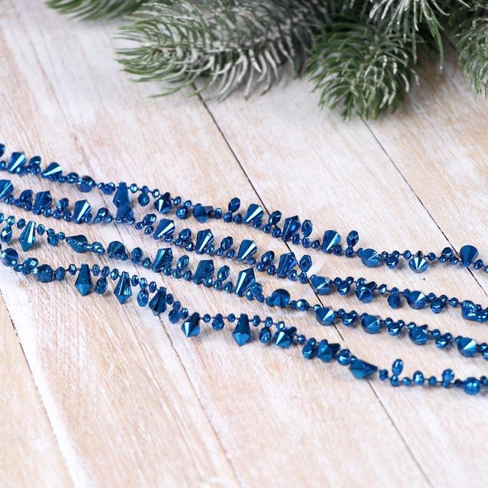 Бусы на ёлку 2,7 м Бусы на ёлку 2,7 м "Кристаллики" микс