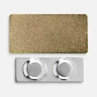 Значок Magnet Matto, золотистый глянцевый