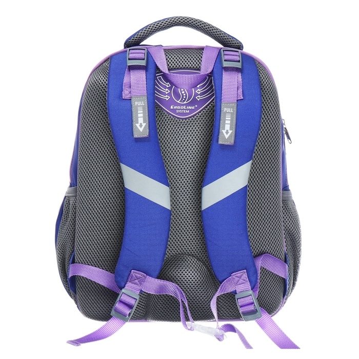 Рюкзак школьный Erich Krause ErgoLine 15L, 39 х 28 х 14 см, эргономичная спинка, Kawaii Whale 60093 Рюкзак школьный Erich Krause ErgoLine 15L, 39 х 28 х 14 см, эргономичная спинка, Kawaii Whale 60093