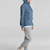 Толстовка с капюшоном унисекс King, серо-синяя, размер 3XL Толстовка с капюшоном унисекс King, серо-синяя, размер 3XL