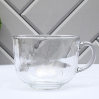 Кружка стеклянная «Листья», 400 мл Кружка стеклянная «Листья», 400 мл