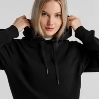 Толстовка с капюшоном унисекс King, черная, размер M