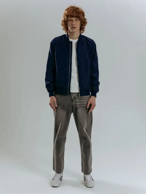 Бомбер Wigton, темно-синий, размер 3XL