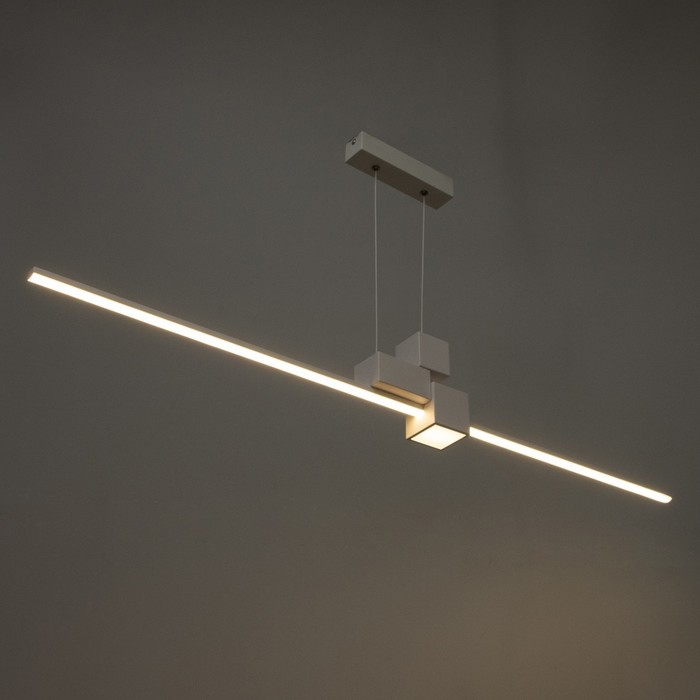 Светильник с ПДУ Светильник с ПДУ "Наоми" LED 20Вт 3000-6000К белый 120х100 см