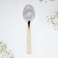 Ложка чайная с гравировкой &laquo;Наталья&raquo;, в подарочной коробке, 3 х 15 см.