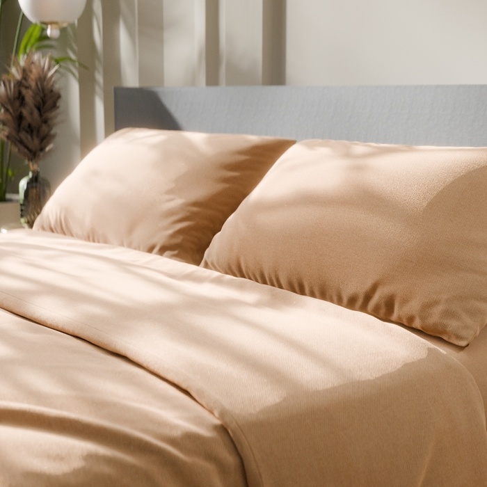 Постельное бельё Этель 2 сп &laquo;Песчаный берег&raquo; 175х215, 200х220, 50х70-2 шт, 100% хлопок, бязь 125г/м2