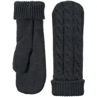 Варежки Heat Trick, темно-серый меланж (асфальт), размер S/M