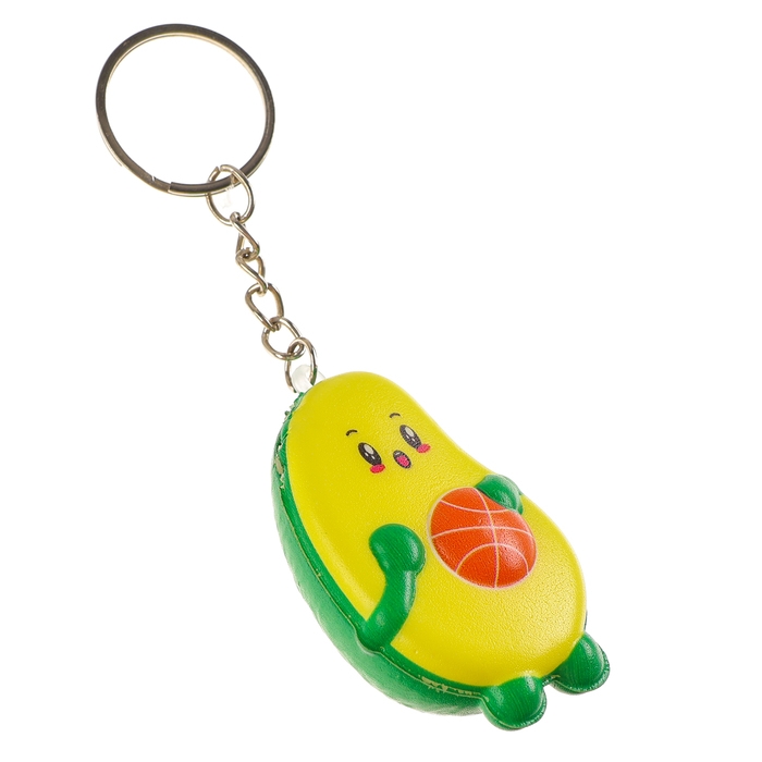 Сквиш - брелок детский &laquo;Авокадо&raquo;, антистресс - игрушка, цвет МИКС