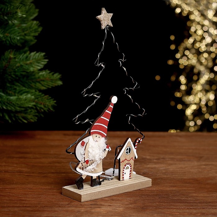 Декор с подсветкой &laquo;Ёлка&raquo; 20 &times; 6 &times; 20,5 см