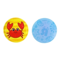 Мемо-игра: развивающие наклейки - присоски многоразовые для игры в ванной &laquo;Морские животные&raquo;, найди пару, 6 пар,12 стикеров EVA, Крошка Я