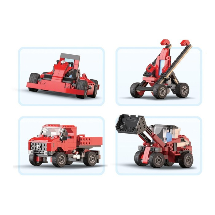 Конструктор гоночная машина Brick Architect, 23 в 1, 278 деталей, 6+ Конструктор гоночная машина Brick Architect, 23 в 1, 278 деталей, 6+