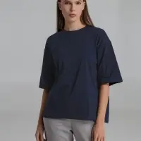 Футболка оверсайз Slope, кобальт (темно-синяя), размер ХS/S