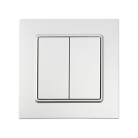 Выключатель проходной TOT Elegant, 10 А, 2 кл., скрытый, серебристый Выключатель проходной TOT Elegant, 10 А, 2 кл., скрытый, серебристый