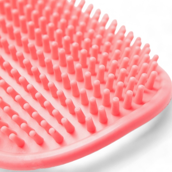 Щётка-наладонник, 12,2 х 8 см, розовая Щётка-наладонник, 12,2 х 8 см, розовая