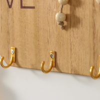 Крючки декоративные дерево "Love с сердечком и бантом" 20х14 см Крючки декоративные дерево "Love с сердечком и бантом" 20х14 см