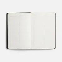 Ежедневник Alanis, недатированный, черный c желтым