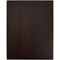 Плакетка Plaque XL, венге с серебристой пластиной Плакетка Plaque XL, венге с серебристой пластиной