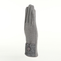 Перчатки женские, безразмерные, без утеплителя, цвет серый Перчатки женские, безразмерные, без утеплителя, цвет серый