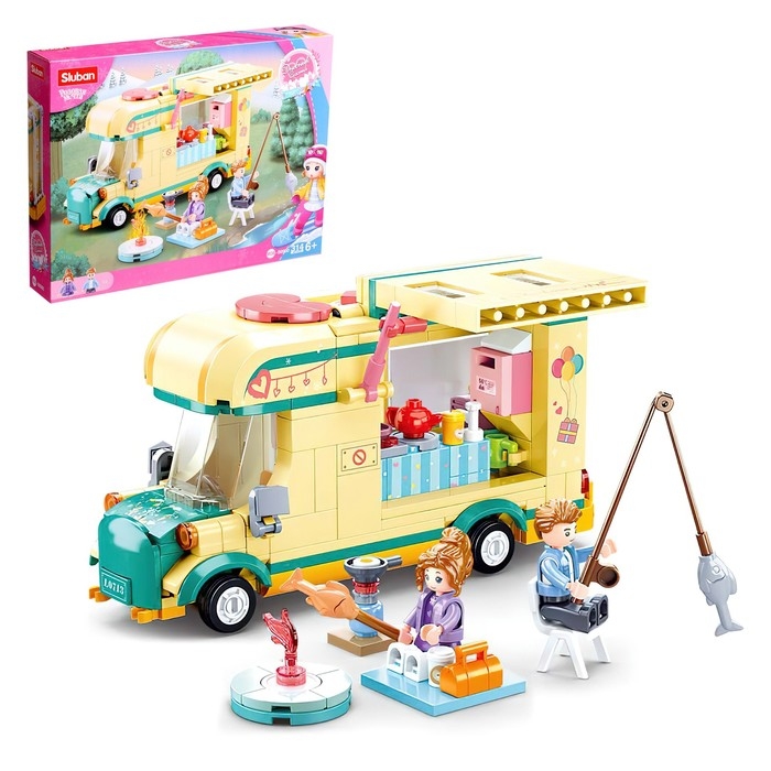 Конструктор Розовая мечта &laquo;Дом на колесах&raquo;, 314 деталей