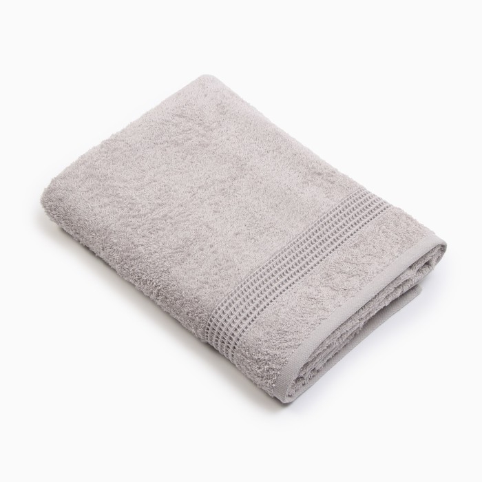 Полотенце махровое Love Life "Пассат" 70*140 см, св.серый, 100% хл, 450 гр/м2