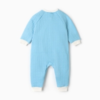 Комбинезон детский, цвет голубой, рост 86 см