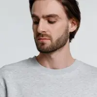 Свитшот унисекс Delta, серый меланж, размер S