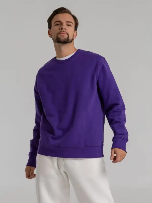 Свитшот унисекс King, фиолетовый, размер XS